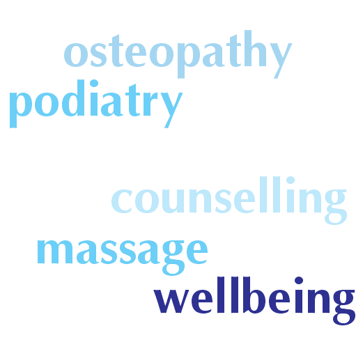 osteopathy - podiatry - acupuncture - counselling - massage - wellbeing